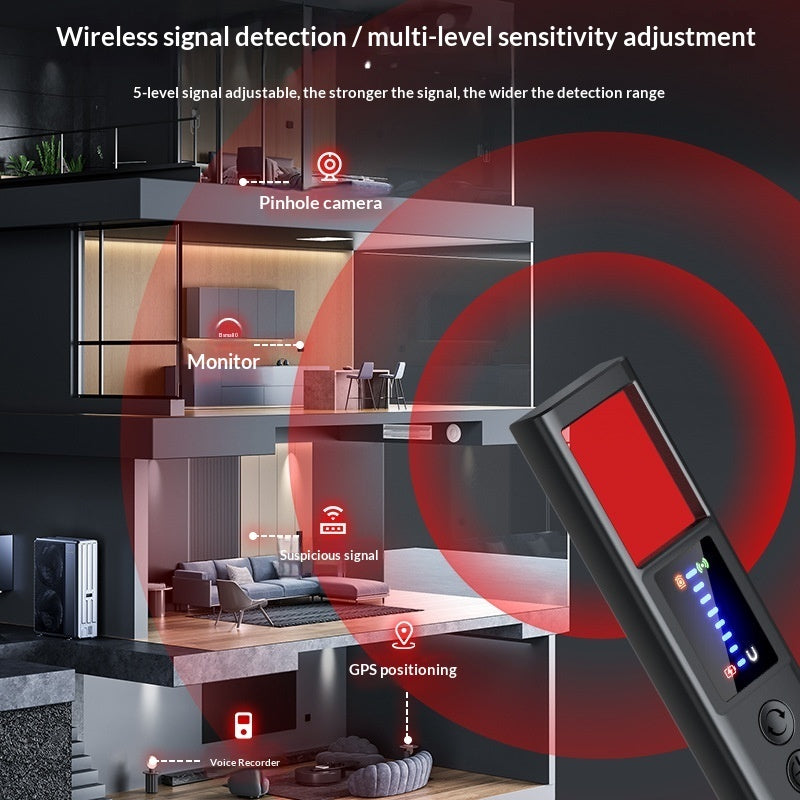 Infrared Hidden Camera And GPS Tracker Detector